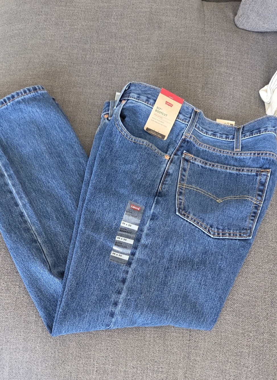 Levi's Mens Bootcut Jeans - Classic Blue